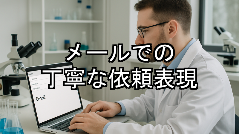 メールでの丁寧な依頼表現