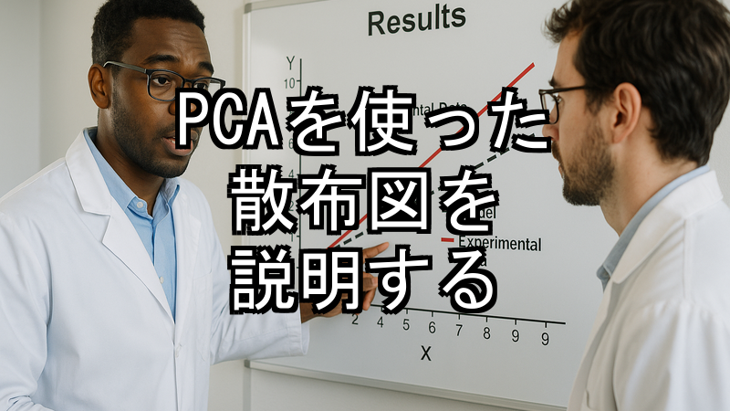 PCAを使った散布図を説明する