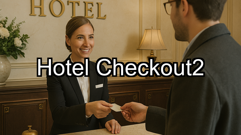 Hotel Checkout Conversation