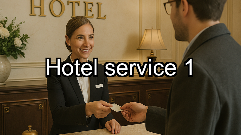 Hotel service 1