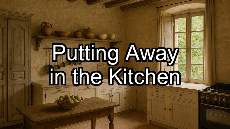 Putting Away in the Kitchen
