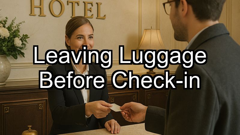 Leaving Luggage Before Check-in