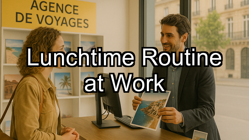 Lunchtime Routine at Work